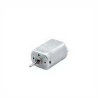 Motor DC Mini Magnet Permanen F130-12V 20mm Diameter Torsi Tinggi untuk Mobil Mainan DIY, Robot Pintar, dan Kipas Kecil