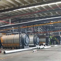 Machine de pyrolyse 2026 hermétique avec bac de stockage au carbone pour la transformation des déchets plastiques et des pneus en huile