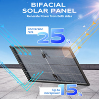 Kit Panel surya 400W grosir dengan harga kompetitif 12V 11w 20w 30w 40w 50w 60w 80w 100W Panel surya ukuran kecil