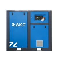 Compresseur d'air industriel à vis à vitesse fixe monophasé ZAKF 30KW 40HP 220V 380V 8Bar 5.0m3/Min à faible coût d'exploitation