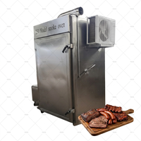 Viande chaude et froide fumée Machine poêle fumée à vapeur Four poisson Poulet tofu séché fumoir