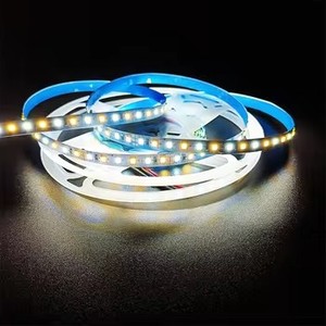 Tira de LED de Doble Color SMD <span class=keywords><strong>2835</strong></span> <span class=keywords><strong>120</strong></span>/240LEDs/m 8/10mm 2700K 6500K Tira de Luz LED Flexible <span class=keywords><strong>2835</strong></span> CCT Ajustable - Product Image 4