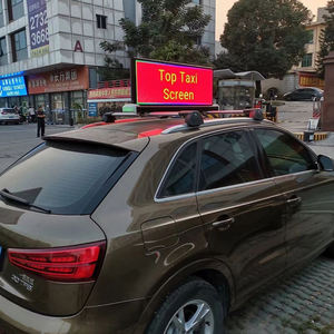 Letrero LED móvil impermeable programable con mensajes desplazables p5, pantalla LED publicitaria para autos, pantalla LED superior para taxis - Product Image 1