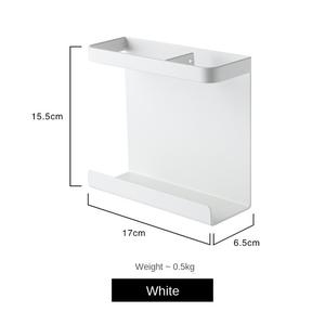 Étagères magnétiques pour réfrigérateur de cuisine, forme cubique, finition brillante, design classique, installation sans perçage, capacité 0-1L, 5kg - Product Image 6