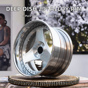 Nuevas Llantas de Aleación HRF24030704 HEY RICH Deep Dish ET45mm 20\" 3 Piezas para Automóvil, 5 Radios, Dos Piezas, Garantía de 36 Meses - Product Image 2