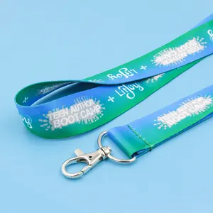 Barato al por mayor Lanyards Verde Divertido Personalizzato Universidad Vendedores a granel Anime Lanyard Poliéster