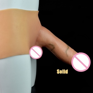 กางเกงในสวมใส่ได้พร้อมอวัยวะเพศชายปลอมแบบแข็ง ยืดหยุ่น ทำจากซิลิโคน ของเล่นทางเพศสำหรับผู้ใหญ่ ขายส่ง - Product Image 2