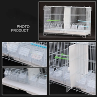Cage à oiseaux de vol d'élevage pour pinsons perruches calopsittes conures inséparables canaris perroquets avec plateau coulissant