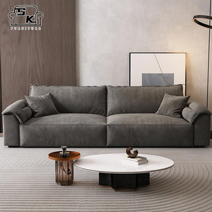 Canapé Baxter au design moderne et luxueux, modèle Oreille d'Éléphant, meubles de salon design, multicolores, rangée droite - Product Image 4