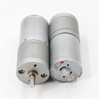 Motor DC Mini 6V 12V 24V Motor Peredam Kecepatan DC Motor Robot Cerdas Motor Mobil Cerdas 25A-370