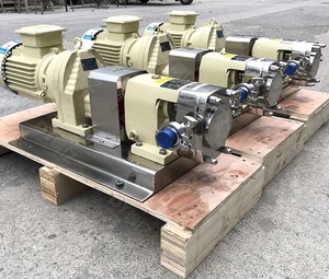 ドンバブランドZB3A-160-15KWサニタリーステンレス鋼AISI316Lギア減速機モーター トリクローバー液体油圧OEM - Product Image 1