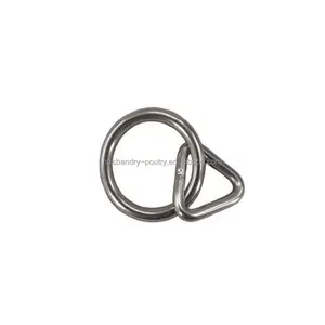 Horse O ring and triangle for horse halter