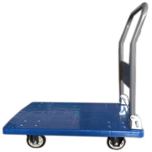 Penjualan terlaris industri dilipat <span class=keywords><strong>Stackable</strong></span> 150kg empat roda logistik Aluminium dilipat Platform gudang truk troli - Product Image 4