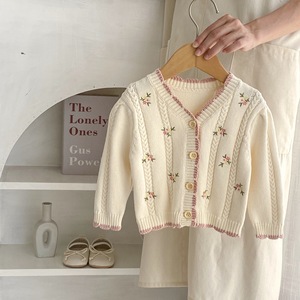 Suéter de Punto para Niños de 0 a 3 Años, Chaqueta de Punto Bordada para Niñas Pequeñas, <span class=keywords><strong>Ropa</strong></span> para Bebés Recién Nacidos - Product Image 2