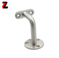 Support mural contemporain en acier inoxydable Tezen SS316 de qualité supérieure pour garde-corps en verre, usiné CNC, pour main courante d'escalier