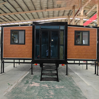 Maison préfabriquée extensible de luxe en conteneur de 40 pieds à vendre