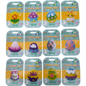 MIKATALE Premium Easter <b>Magic</b> Style Colorful <b>Box</b> Packaging for Children's Air Dry Lightweight Foaming Clay-DIY Educational Craft - Product Image 1