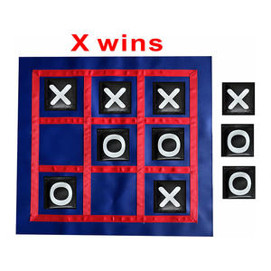 Gioco Gigante Tris da Esterno, Tris Portatile con Sacchetti di Fagioli, Grande Gioco da Giardino per Esterni, Gioco per Feste e Carnevali - Product Image 4