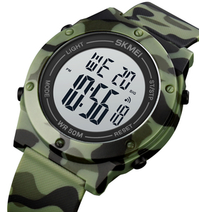Bán Buôn Ngụy Trang Màu Kỹ Thuật Số Cổ Tay Đồng Hồ Skmei 50M Không Thấm Nước Reloj Sport Xem <span class=keywords><strong>Lcd</strong></span> Hiển Thị Xem Kỹ Thuật Số Cho Nam Giới - Product Image 3