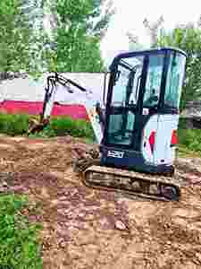 รถขุดขนาดเล็ก BBCAT E20 CAT ราคาประหยัด 1 ตัน 2 ตัน รถขุดตีนตะขาบพร้อมห้องโดยสารแบบปิด รางยาง EPA CE - Product Image 5