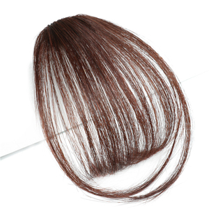 Perrue Courte Brésilienne Cheveux Humains Bob avec <span class=keywords><strong>Frange</strong></span> Clipsable pour Femme - Product Image 3