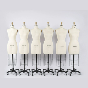 Manichino Femminile JASMINE MISSY 8 Mezzo Busto, Struttura Robusta, Ideale per Sarti, Principianti, Uso in Studio e Drappeggio alla <span class=keywords><strong>Moda</strong></span> - Product Image 6