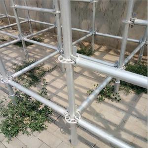 Construction Supplies Ringlock Scaffolding Components Q235 Steel Industrial Design High Strength Hot <b>Dipped</b> Galvanized Frame - Product Image 3