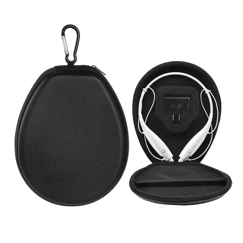 Taşıma çantası ile uyumlu Stereo kablosuz Bluetooth kulaklık sert PU seyahat depolama koruyucu kapak kutusu çanta özelleştirilmiş