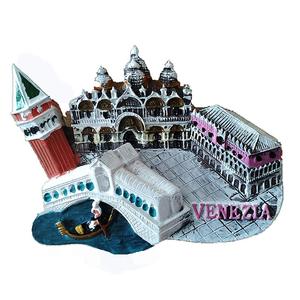 Magnete Souvenir 3D Venezia Italia - Resina Artistica Fatta A Mano - Regalo Turistico E Decorazione Frigorifero