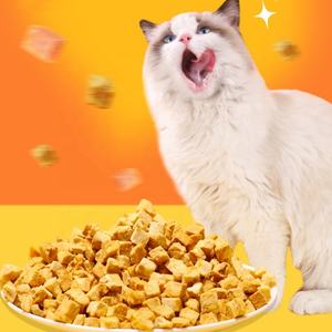 Comida para gatos, pescado seco, salmón, atún liofilizado para gatos, golosinas para perros y gatos - Product Image 1