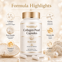 Capsules de supplément de beauté au collagène hydrolysé, anti-rides et hydratantes pour adultes, production personnalisée disponible