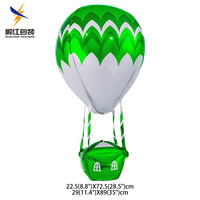 Accessoires de décoration de fête en intérieur, ballons en feuille d'hélium, ballons en forme de montgolfière 4D colorés, certifiés CE, pour mariages et fêtes