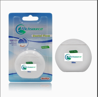 Emballage coloré personnalisé 33 Yard nettoyage des dents menthe fraîche fil dentaire en expansion fil dentaire