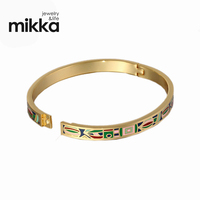 Bracelet ovale en acier inoxydable et émail pour femmes, nouveau modèle, tendance, avec motif de ballon à Air chaud, accessoires pour bijoux, cadeau,