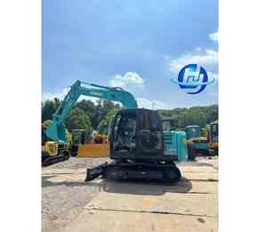 מקורי משומש <span class=keywords><strong>kobelco</strong></span> sk75 7.5טון מיני מחפר עבור בניית משק בית שידור תעשייתי עם מנוע הכמון - Product Image 2