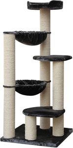 <strong>Large</strong> 191cm Wooden <strong>Cat</strong> Scratcher <strong>Tree</strong> for Indoor <strong>Cats</strong> Maine Coon Style Multi-Level Durable Ideal for <strong>Climbing</strong> and Scratching - Product Image 2