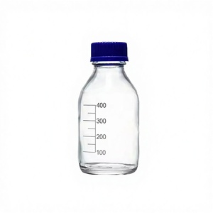 Labglass 500ml Wide Neck Borosilicate Glass Reagent Bottle Acid Resistant Screw Cap - Product Image 4