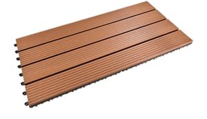 Heyes พื้นระเบียงแบบต่อประสาน DIY 30x30 PVC WPC กลางแจ้งลานกระเบื้องการออกแบบที่แตกต่างกัน - Product Image 6