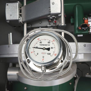 Termômetro Industrial WTQ/WTZ-280 Remoto em Aço Inoxidável 304 Tipo Pressão para Medição de Temperatura de Água e Óleo de Caldeira 0-100C 1 Ano - Product Image 5