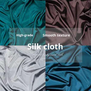 Toile de fond pour <span class=keywords><strong>photographie</strong></span> de produits populaires, tissu texturé en soie champagne, polyester pour studio photo - Product Image 5