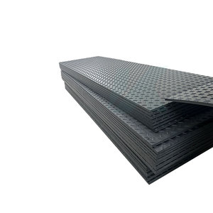 polyethylene ground cover sheet temporary access floor road protect <b>mat</b> for construction site and truck are moves on <b>mats</b> - Product Image 2