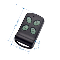 Fabricante inalámbrico Rolling Code HCS301 CE Universal 433Mhz interruptor de Control remoto para deslizamiento/garaje/puerta automática/abridor YET105