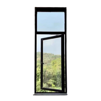 Ventanas Abatibles de Aleación de Aluminio Personalizadas de Alta Calidad, Doble Vidrio Templado, Insonorizadas, con Garantía de 3 Años para Exteriores y Baños