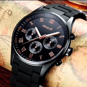 Montres de sport de luxe pour hommes AR5906 AR5919, montres à quartz multifonctionnelles, bracelet en acier, diamètre du cadran 43 mm, aiguilles en acier inoxydable - Product Image 1