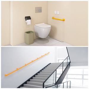 Bathroom Anti Slip <b>Grab</b> <b>Bar</b> Stainless Steel 100kg Load Bearing For Disabled Accessible Toilet Safety Rail Modern Style HS 024A - Product Image 4