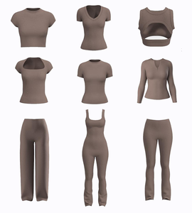 Vestito <span class=keywords><strong>donna</strong></span> 2024 <span class=keywords><strong>abbigliamento</strong></span> personalizzato 2 pezzi Set da <span class=keywords><strong>donna</strong></span> cotone Loungewear Basic top t-shirt con cappuccio Leggings due pezzi Set da <span class=keywords><strong>donna</strong></span> - Product Image 6