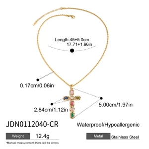 Collana di fascino da donna ciondolo di madreperla con ciondolo esagono inciso a corda colorata a tema d'amore delicato catena a maglie per gioielli - Product Image 6