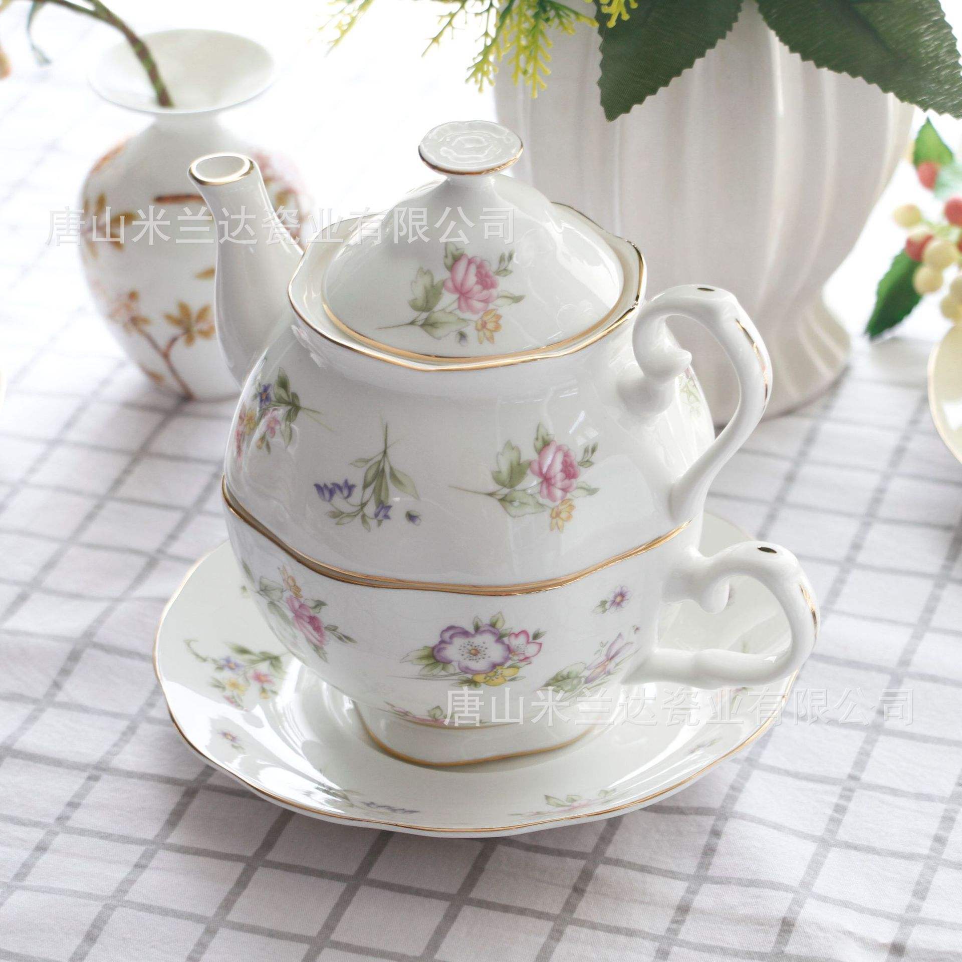 Flor amor Madre y niño olla