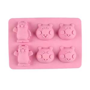 Molde de Silicona con Forma de Oso para Hielo, Grado Alimenticio, para Niños, para Dulces y Chocolate - Product Image 1
