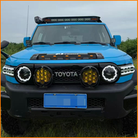 Conjunto de Faros LED para Toyota FJ Cruiser 2007-2024, Luz de Giro Secuencial, Luz de Esquina, DRL, Lente de Proyector Bi-LED